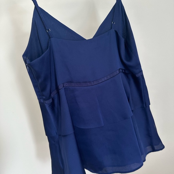 Banana Republic peplum layered blouse - Picture 2 of 3